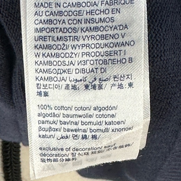 Tommy Hilfiger Long Sleeve Magnetic Closure Cardigan Sweater - Navy Blue - XL - Picture 8 of 11